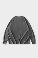 Лонгслив SHMOT "BLANK" GARMENT DYE Серый