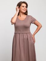 Платье Женственность Виотекс КОФЕЙНЫЙ