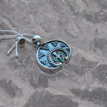 Подвеска "Лунница" с вписанным крестом