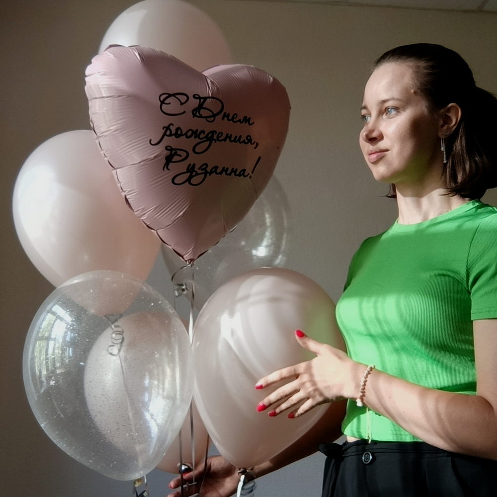 Фонтан шаров Пыльная роза