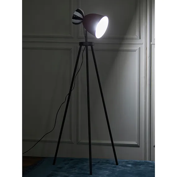 Торшер Anniken, Ø37х145 см, черный/белый/сливовый