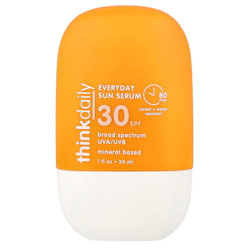 think, Thinkdaly, сыворотка для загара для ежедневного использования, SPF 30, без отдушек, 30 мл (1 жидк. унция)