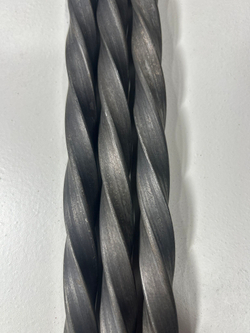 Кованый элемент торсион 1000мм квадрат полнотелый 12х12мм