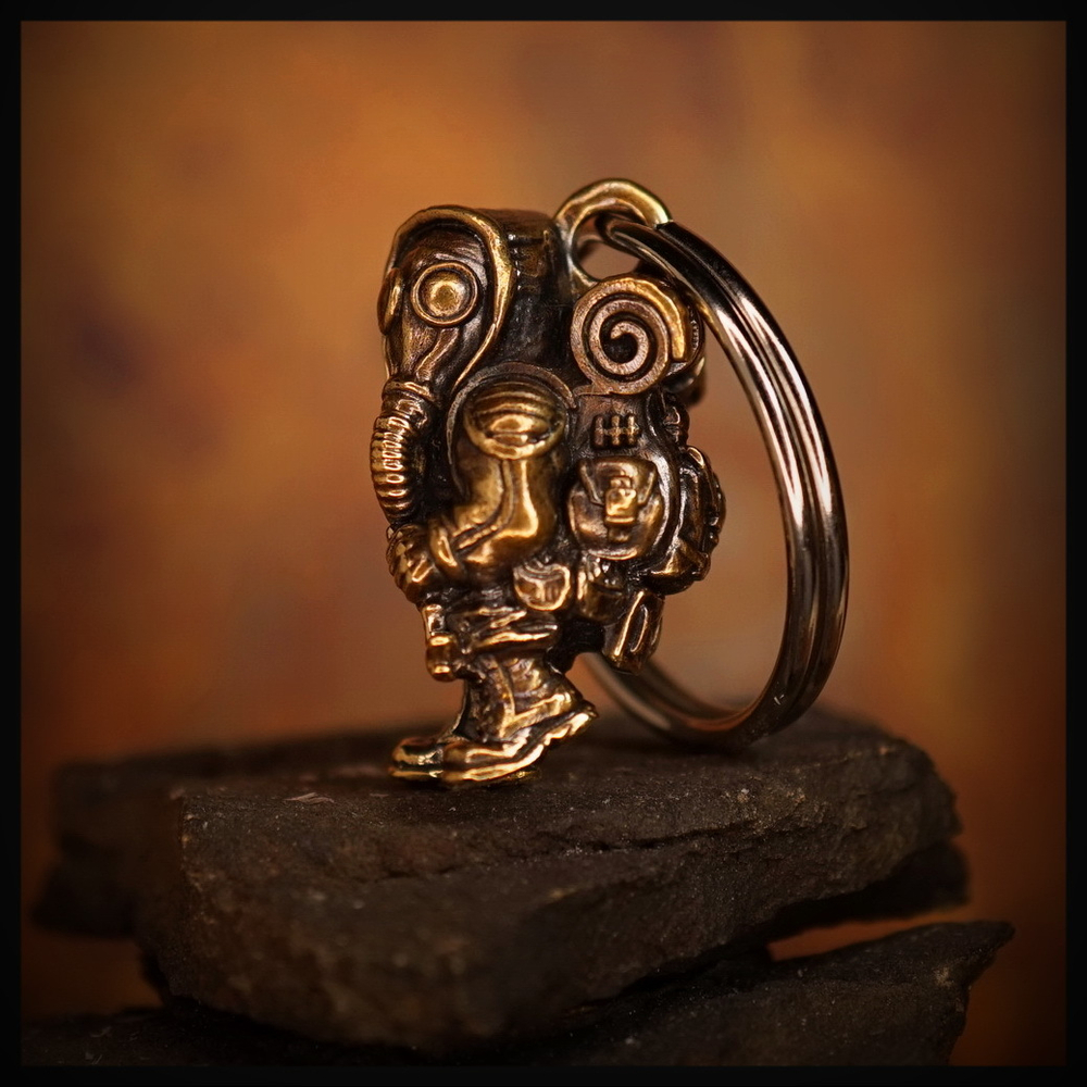 Брелок для ключей "Сталкер" , бронза