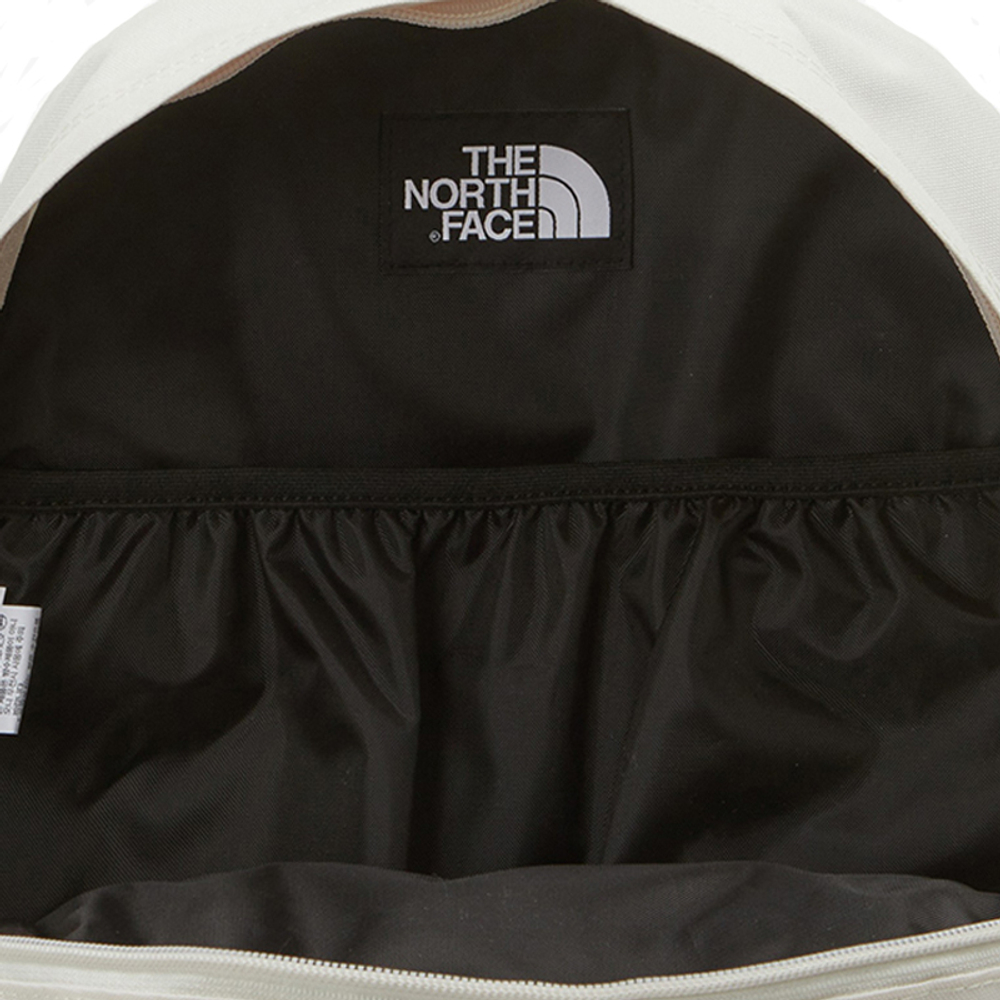 THE NORTH FACE 17L Backpack Outdoor Bag Polyester Beige & Black Unisex