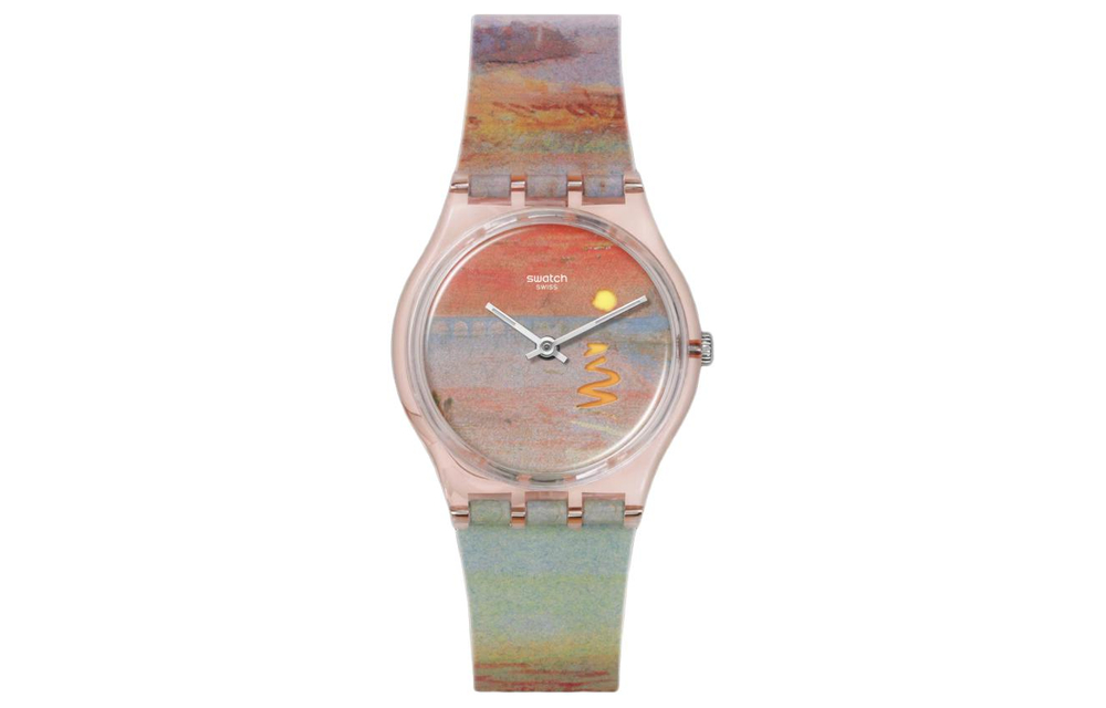 SWATCH Unisex 34mm Red Watch SO28Z700