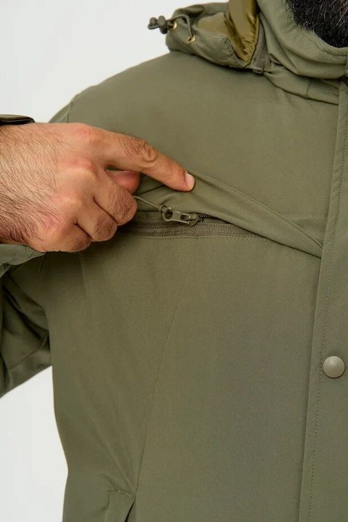 Тактическая зимняя куртка олива