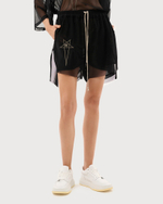 RICK OWENS X CHAMPION ШОРТЫ ЧЕРНЫЕ DOLPHIN