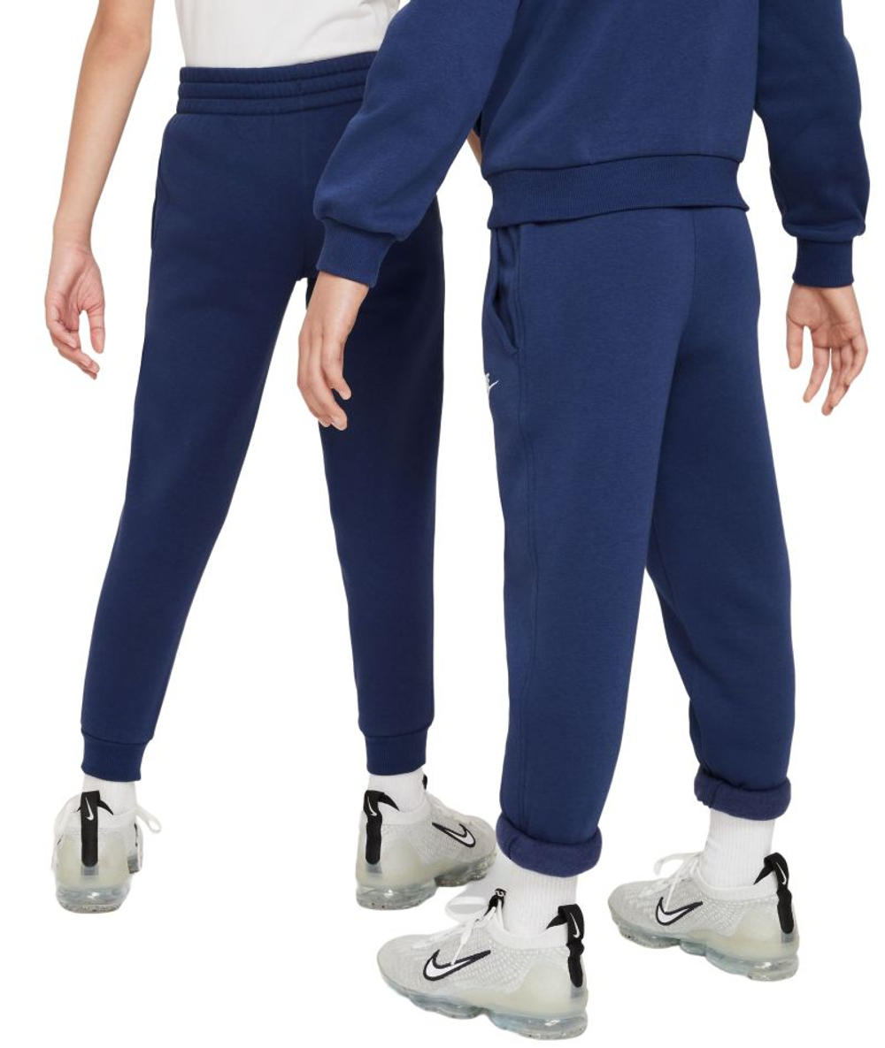 Брюки для девочки Nike Club Fleece Jogger - midnight navy/white