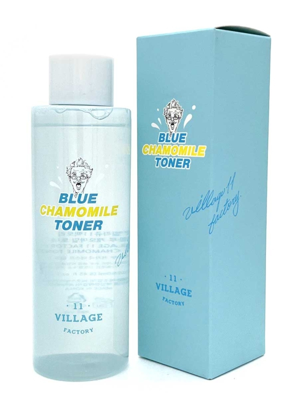 Тонер с экстрактом голубой ромашки Village 11 factory blue chamomile toner, 400 мл