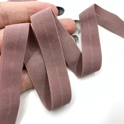 Бейка отделочная кофейно-розовая 15 мм (цв. 885), Lauma