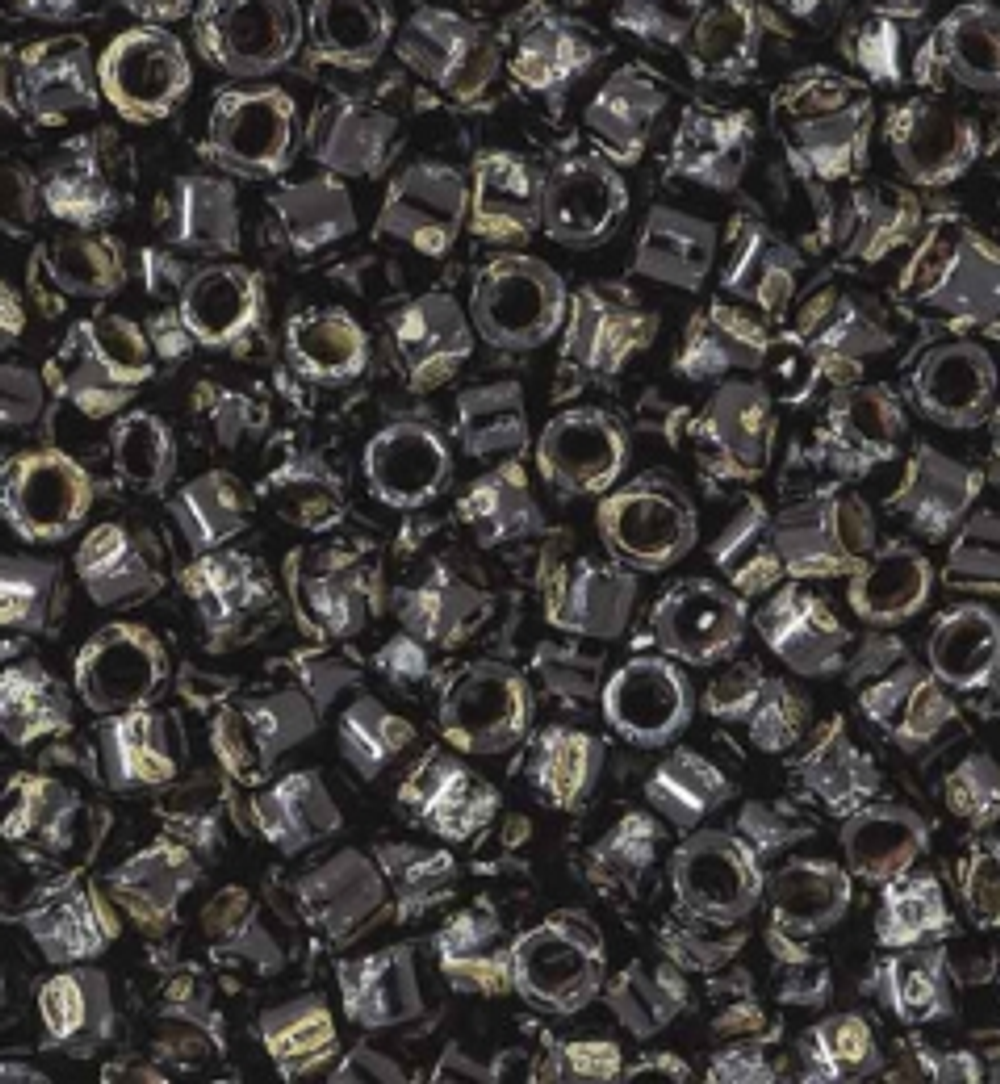 Miyuki Delica 11/0 Black Picasso DB2261