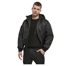 Brandit MA1 SWEAT HOODED JACKET black