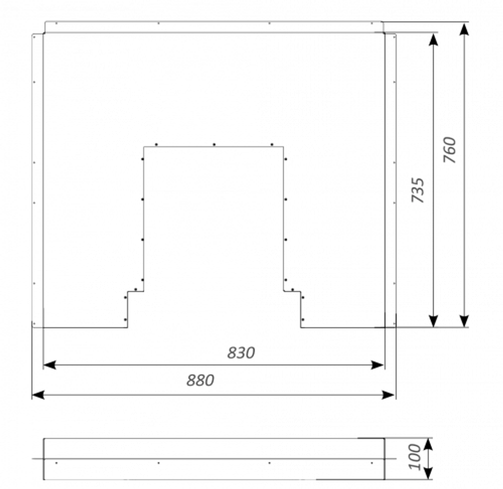 Портал межстеновой Window утепленный