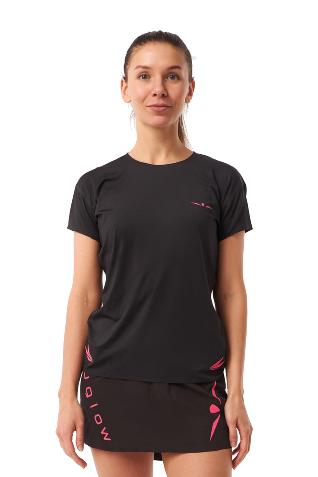 ФУТБОЛКА ЖЕНСКАЯ COMFORT TEE | BLACK PINK