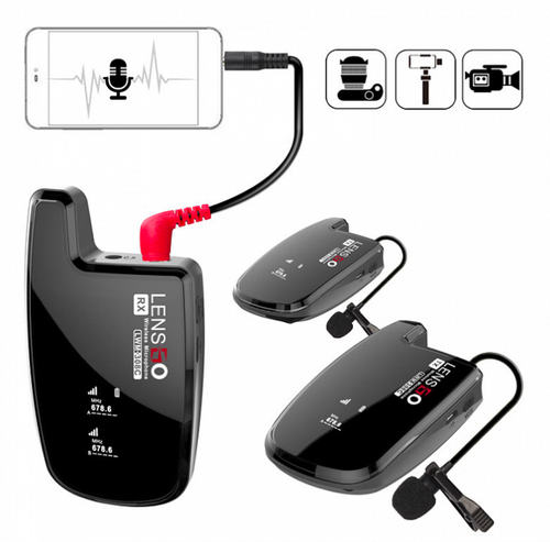 Радиомикрофон LENSGO LWM-308C Double на 2 канала