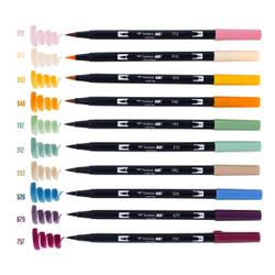 Набор Tombow AB-T Dual Brush 10 Cottage Palette