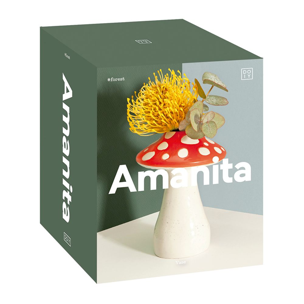 Ваза для цветов Amanita, 15 см