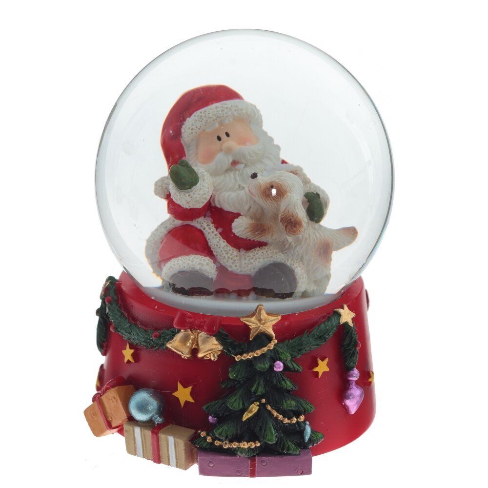 GAEM Фигурка декор в стекл шаре "Дед Мороз", D6 см, L6 W7 H8,5 см