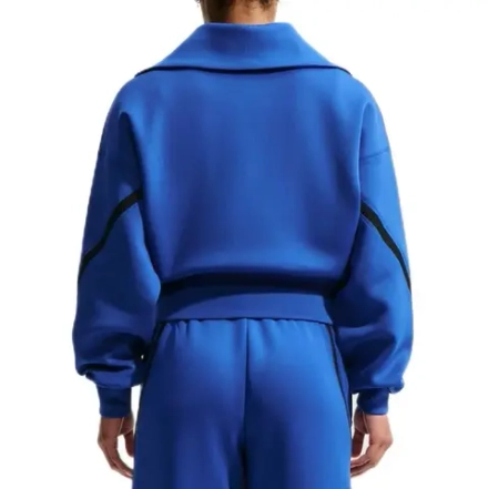 Женская теннисная куртка Nike Advantage Dri-FIT Full-Zip Tennis - old royal/white