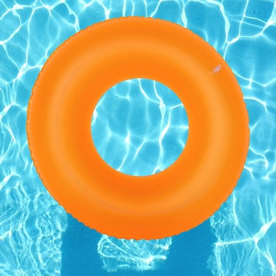 Круг для плавания 90см "Оранжевый неон"