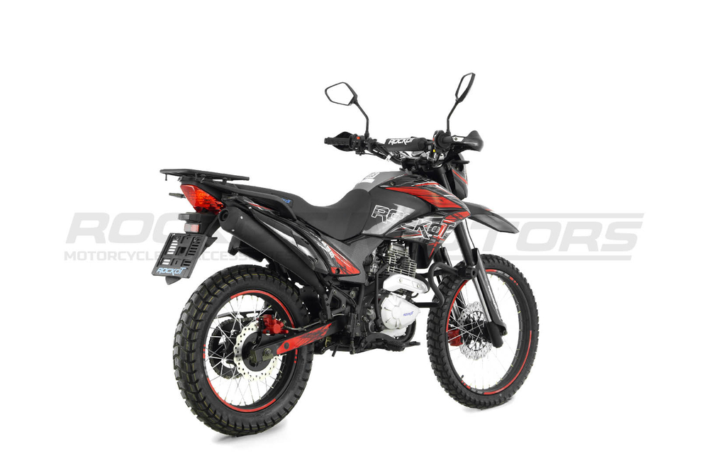 Мотоцикл эндуро ROCKOT XR250 (черный/красный)