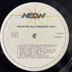 Винтажная виниловая пластинка LP Ralph McTell Greatest Hits (France 1975)