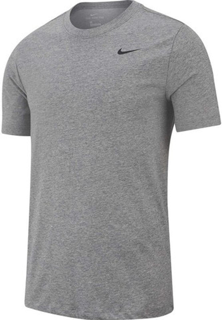 Мужская теннисная футболка Nike Solid Dri-Fit Crew - серый