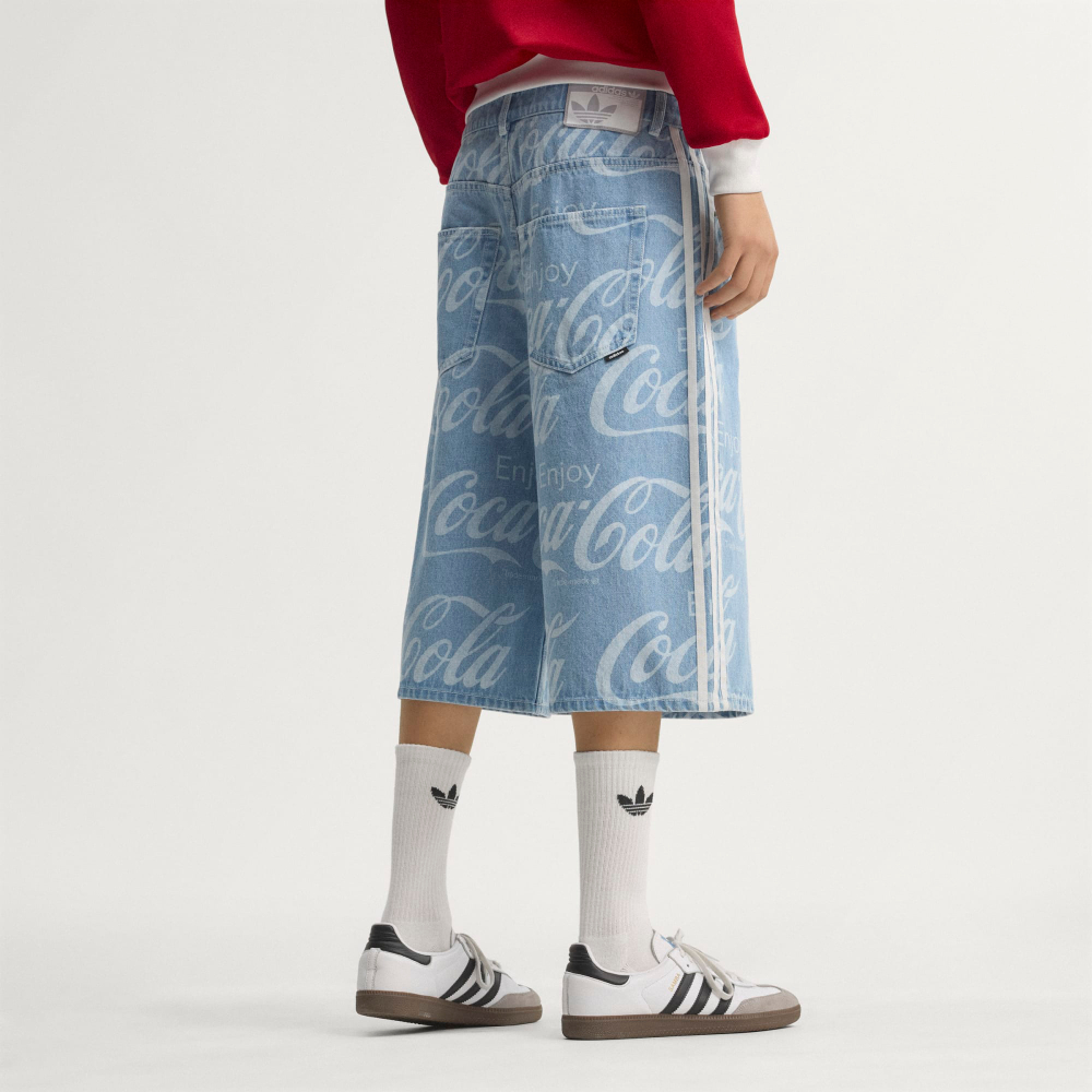 ADIDAS X COCA-COLA Джинсовые шорты, индиго