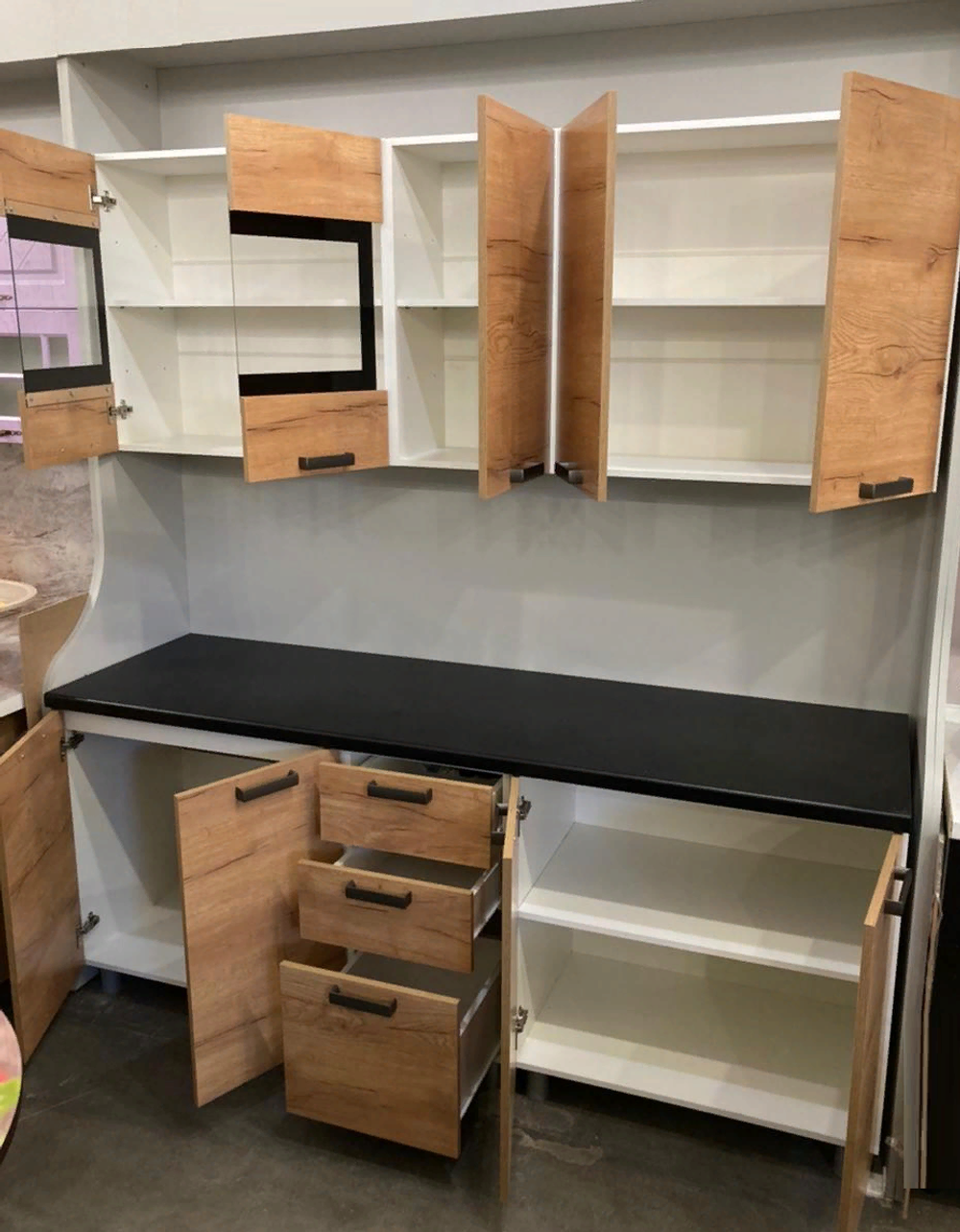 Кухня Крафт 2,0м (ЛДСП) + столешница 2,0м