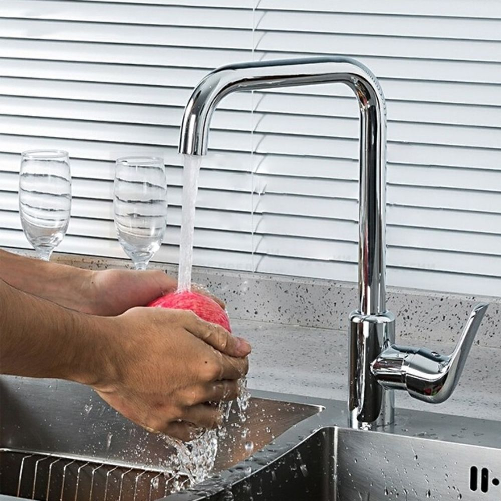 Смеситель для кухни, Frud, с картриджем, хром, R43052-20