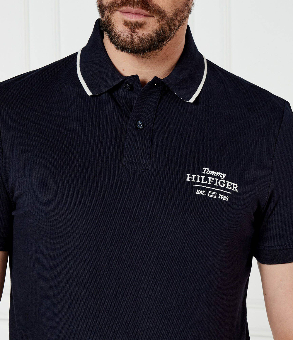 Поло Tommy Hilfiger - темно-синий(MW0MW37519)