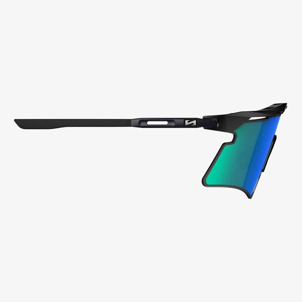 Спортивные очки c диоптриями Scicon Aeroshade 2.0 Titanium Sunglasses Black Matt Multi Mirror Blue/Green + Pink