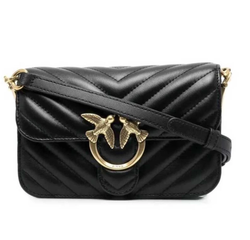 CLASSIC LOVE BAG BELL CHEVRON - black