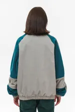 Толстовка Ymkashix Turbo fleece серый/изумрудный