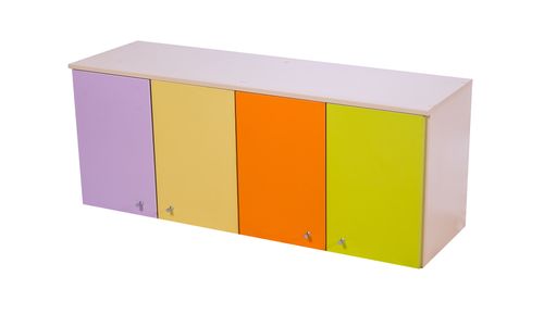 Антресоль для шкафа "Краски" 4 секции