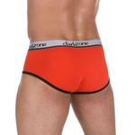 Оранжевые хлопковые трусы-брифы (Размер: XL) (Цвет: оранжевый)