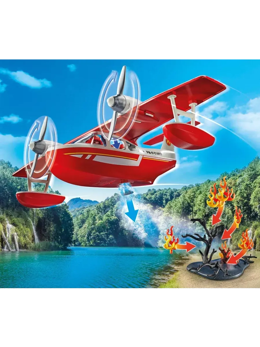 Конструктор Плеймобил 71463 Пожарный гидросамолет Playmobil