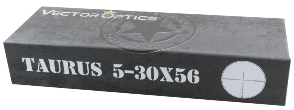 Taurus 5-30x56 FFP, сетка MPX1 Mil, 30 мм, тактические барабаны, азотозаполненный, с подсветкой (SCFF-14)