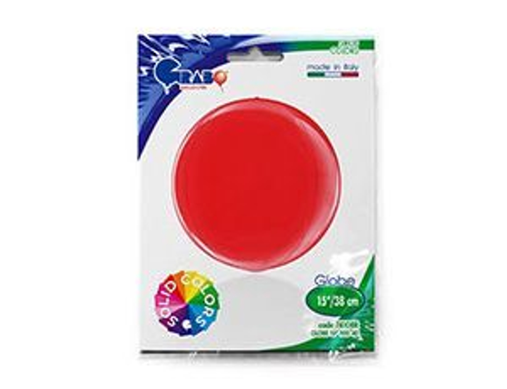 Г 3D СФЕРА Б/РИС 15 Металлик Red