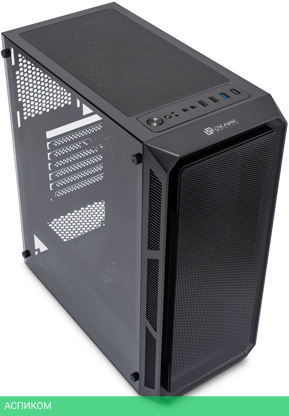 Корпус Oklick OCC-MD301 черный без БП
