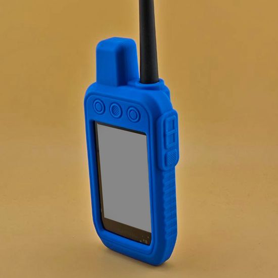 Чехол силиконовый для Garmin Alpha 200 / 300 защитный противоскользящий бампер (Синий)