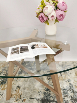 Дизайнерский стол EDGE GLASS