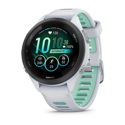 Часы Garmin FORERUNNER 265S, WiFi, GPS, EU/PAC, белый, 010-02810-14