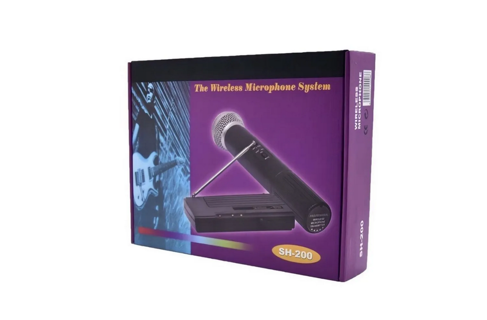 Микрофон беспроводной SHURE SH-200 (караоке)
