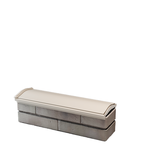 Парапет полимеркомпозитный Monblan 130мм (0,5 кирпич) бежевый