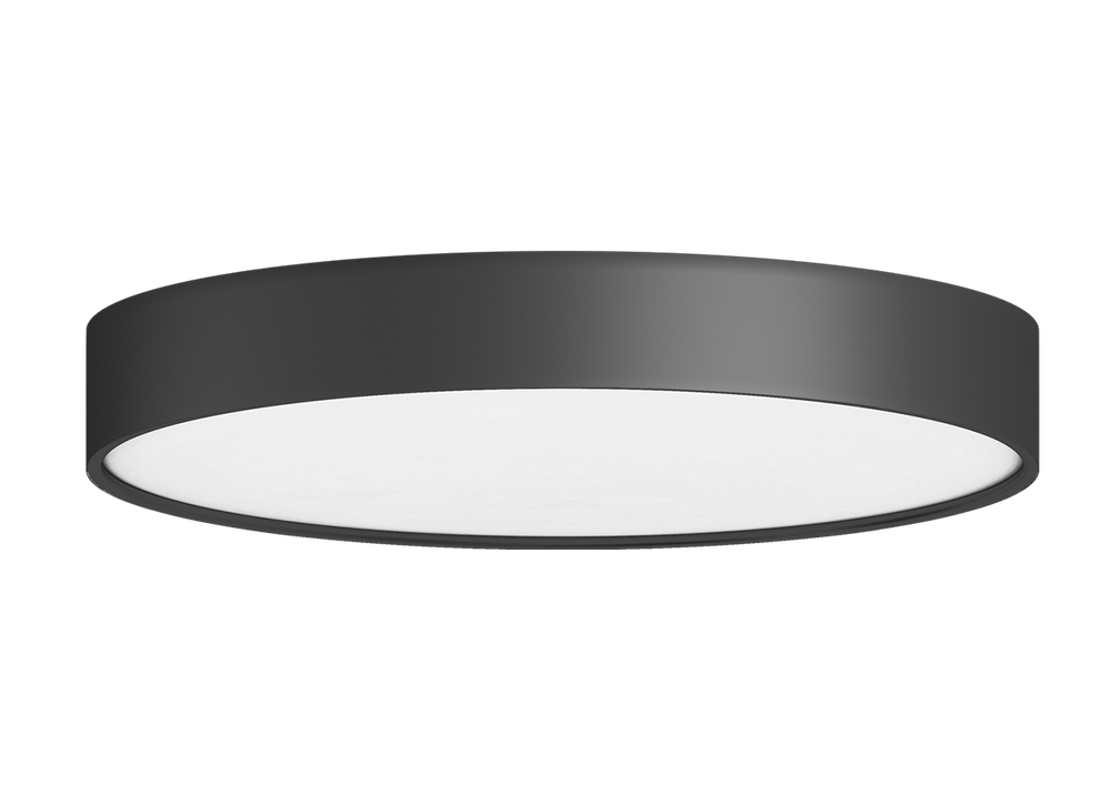 Накладной светодиодный светильник,  60Ватт,  4000К,  D-600мм., черный