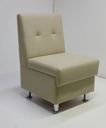 Стильный компактный диван Фабрики ОНИКС из практичного и износостойкого материала с оригинальным дизайном, вместительным ящиком для хранения, мягким наполнителем для дома, дачи и офиса