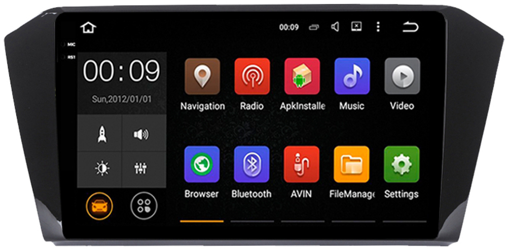 Магнитола для Volkswagen Passat 2015+ (без штатного усилителя) - AIROC 2K RX-3713 Android 13, QLed+2K,  ТОП процессор, 8/128, CarPlay, SIM-слот