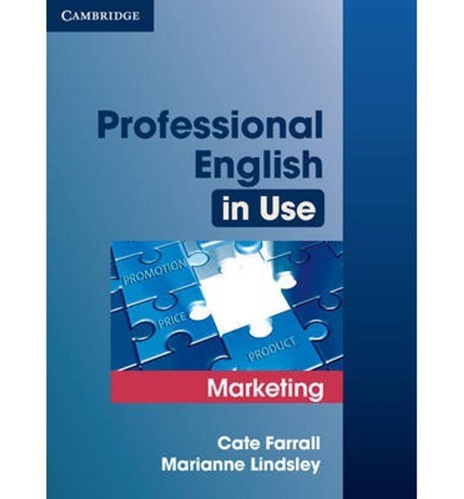 Professional English in Use Marketing Book with answers